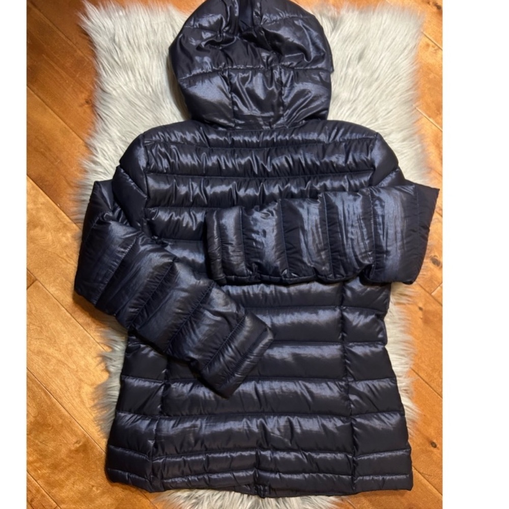 Andrew Marc Packable Lightweight Down Premium Jacket Navy - Picture 2 of 16